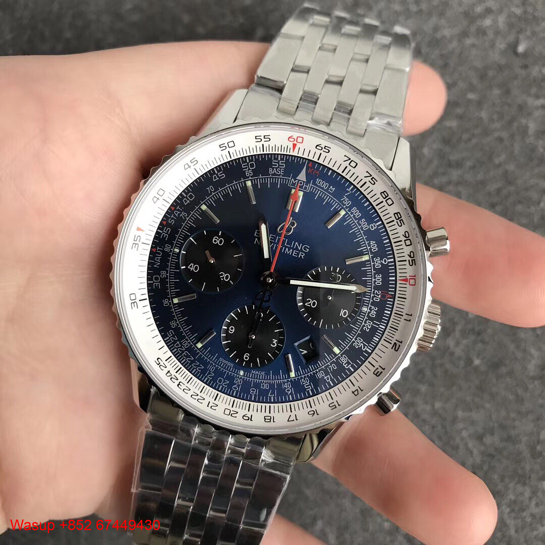 Other Breitling Navitimer Chronograph AB0139631C1P1 Blue Dial Steel Band - Image 8