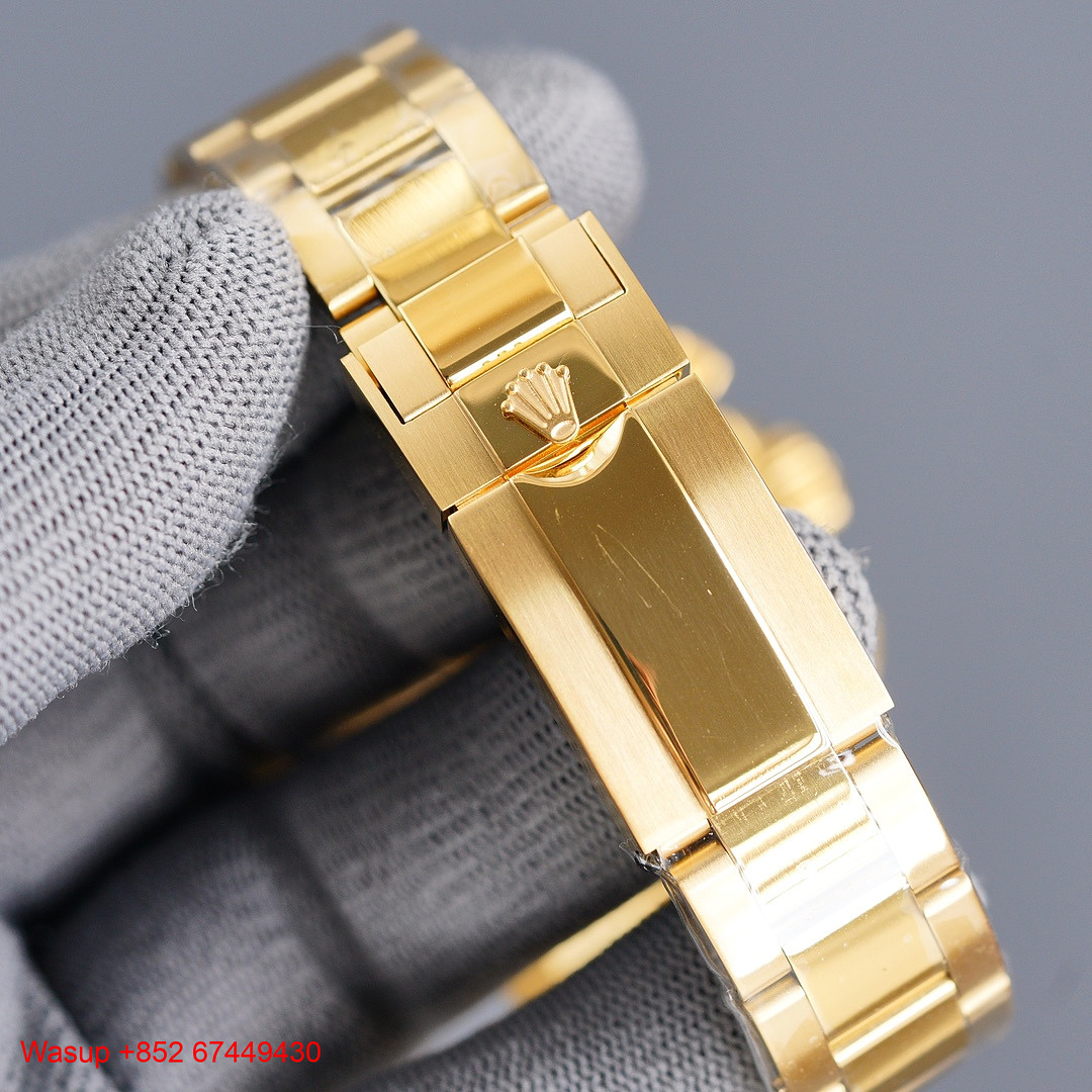 On Running Rolex Cosmograph Daytona Full Gold Black Dial - Image 3