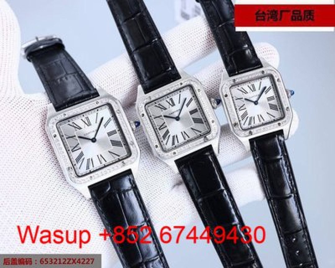 Other Cartier Dumont WSSA0032 Stainless Steel White Dial Blue Band - Image 5