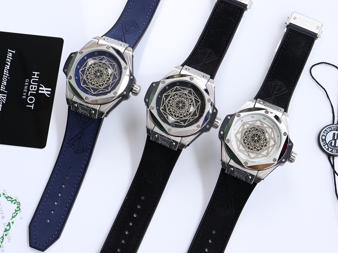 Other HB Big Bang Sang Bleu II Silver White Dial - Image 2