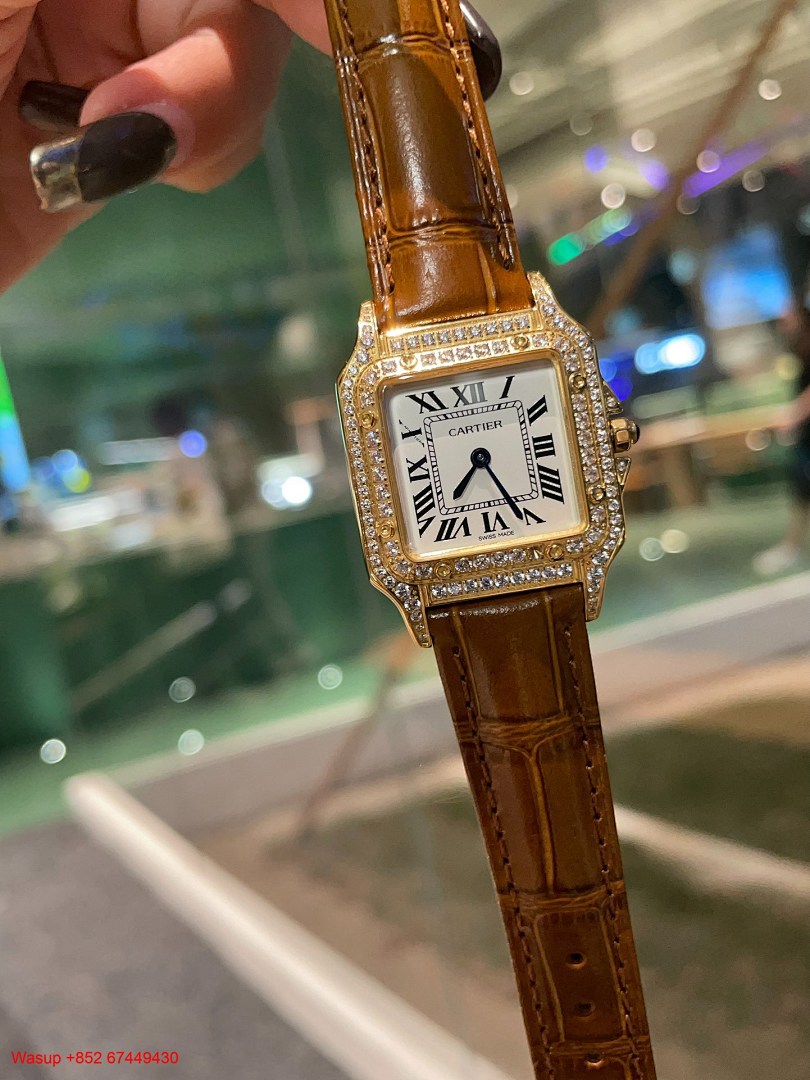 Other Panthere De Cartier WGPN0009 Yellow Gold Red Band With Diamond - Image 7