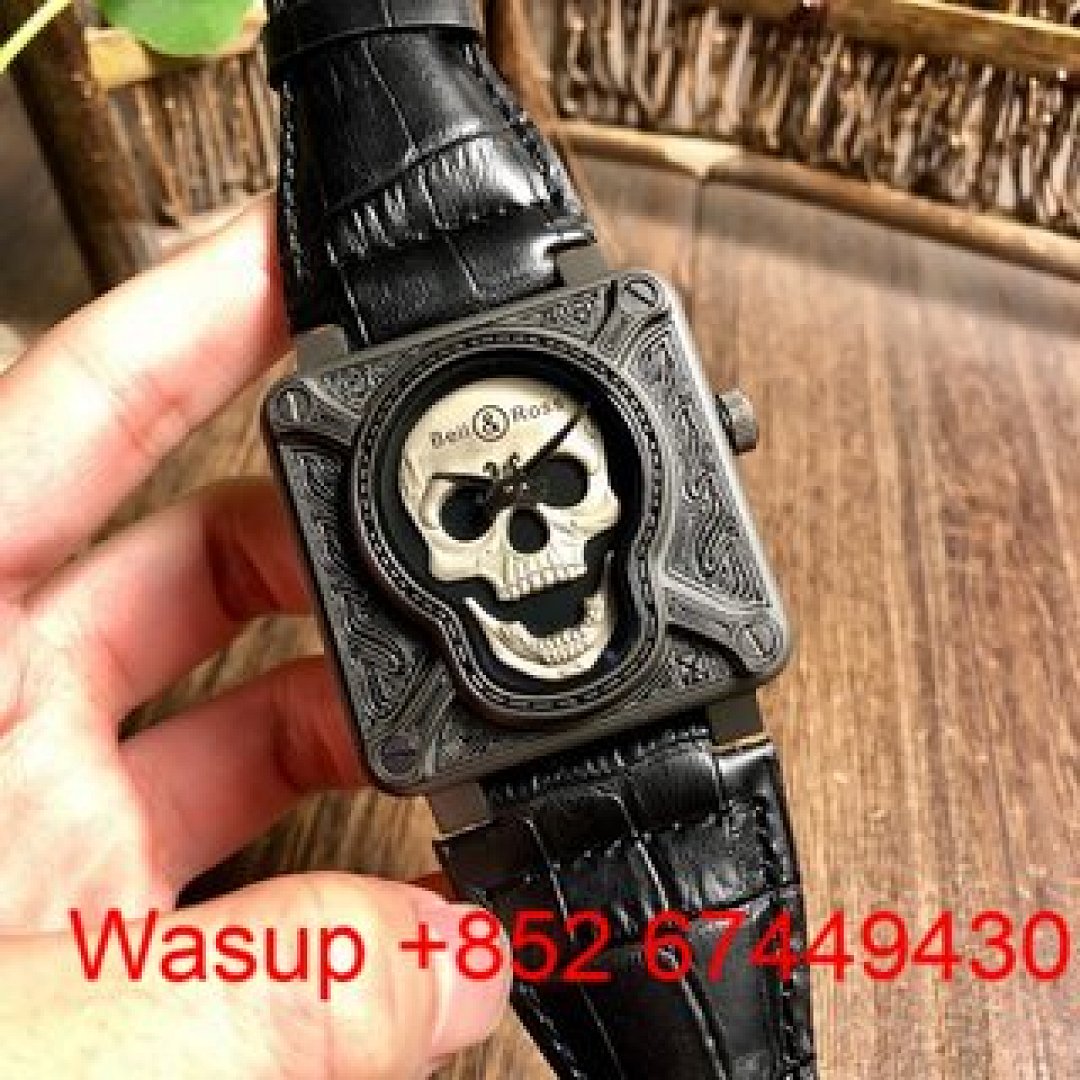 Other Bell Ross BR 01 Skull Black Case Band