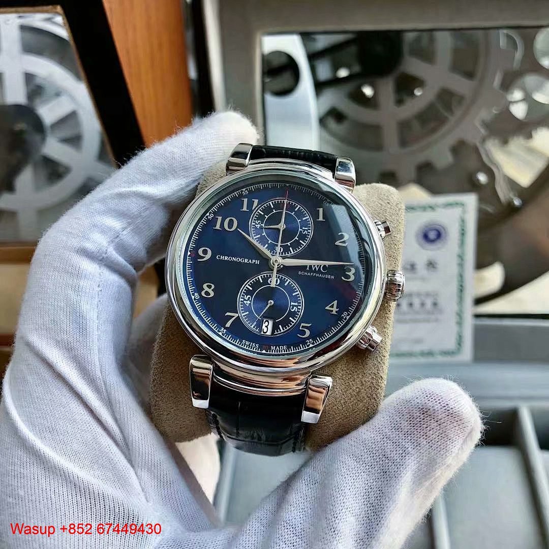 Other IWC Da Vinci Chronograph IW393402 Blue Dial - Image 4