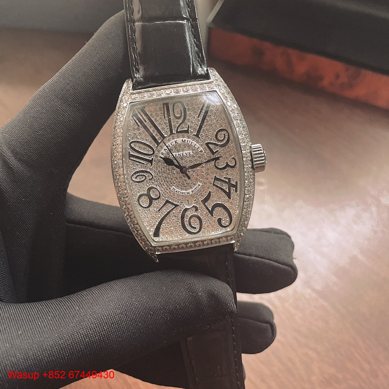 Franck Muller Silver White Dial Full Diamond, photo 1