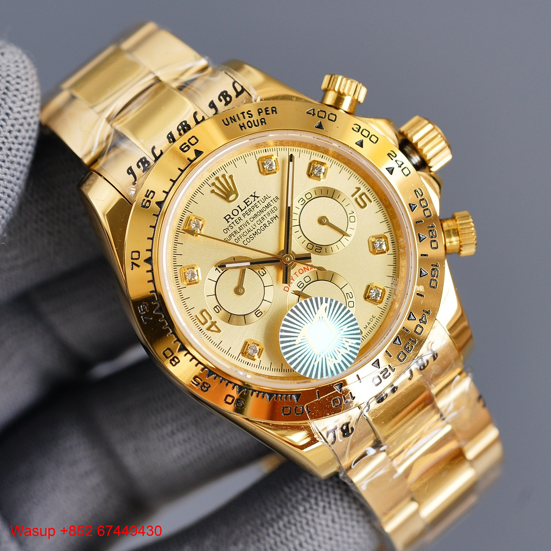 On Running Rolex Cosmograph Daytona Full (Gold) - Image 17