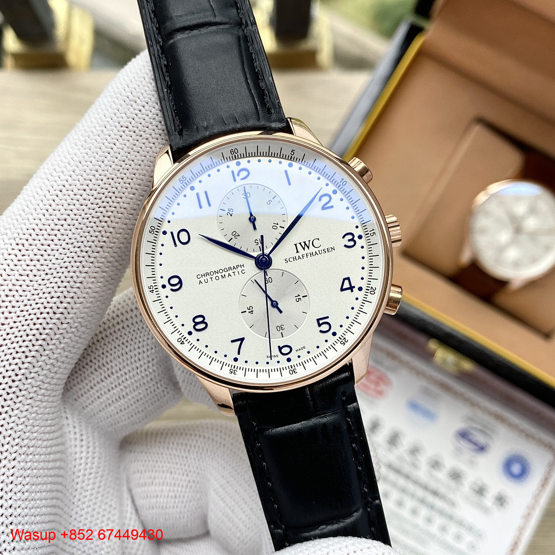 Other IWC Schaffhausen Portugieser Chronograph Rose Gold Case