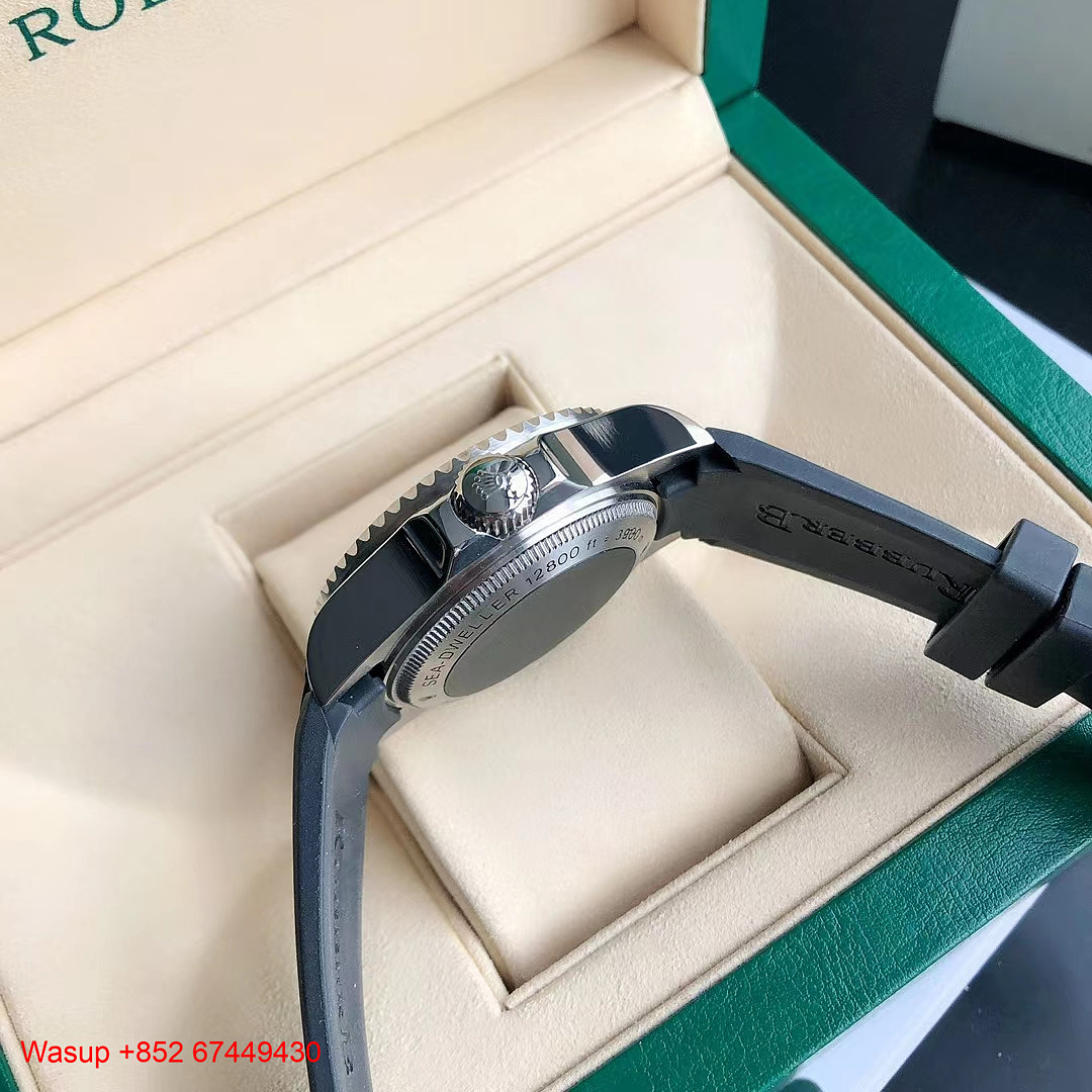 Other Rolex Deepsea M136660-0004 Stainless Steel Black Dial Rubber Band - Image 4