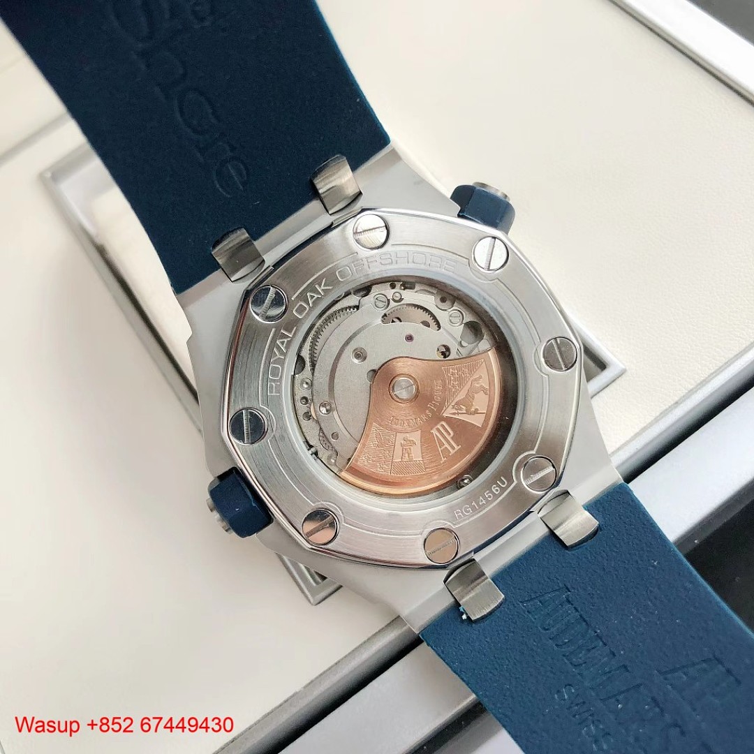 Other Audemars Piguet Royal Oak Offshore 15720ST Stainless Steel Blue Dial - Image 3