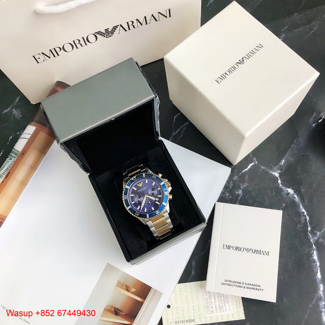 Chanel Armani AR11362 Blue Dial - Image 9