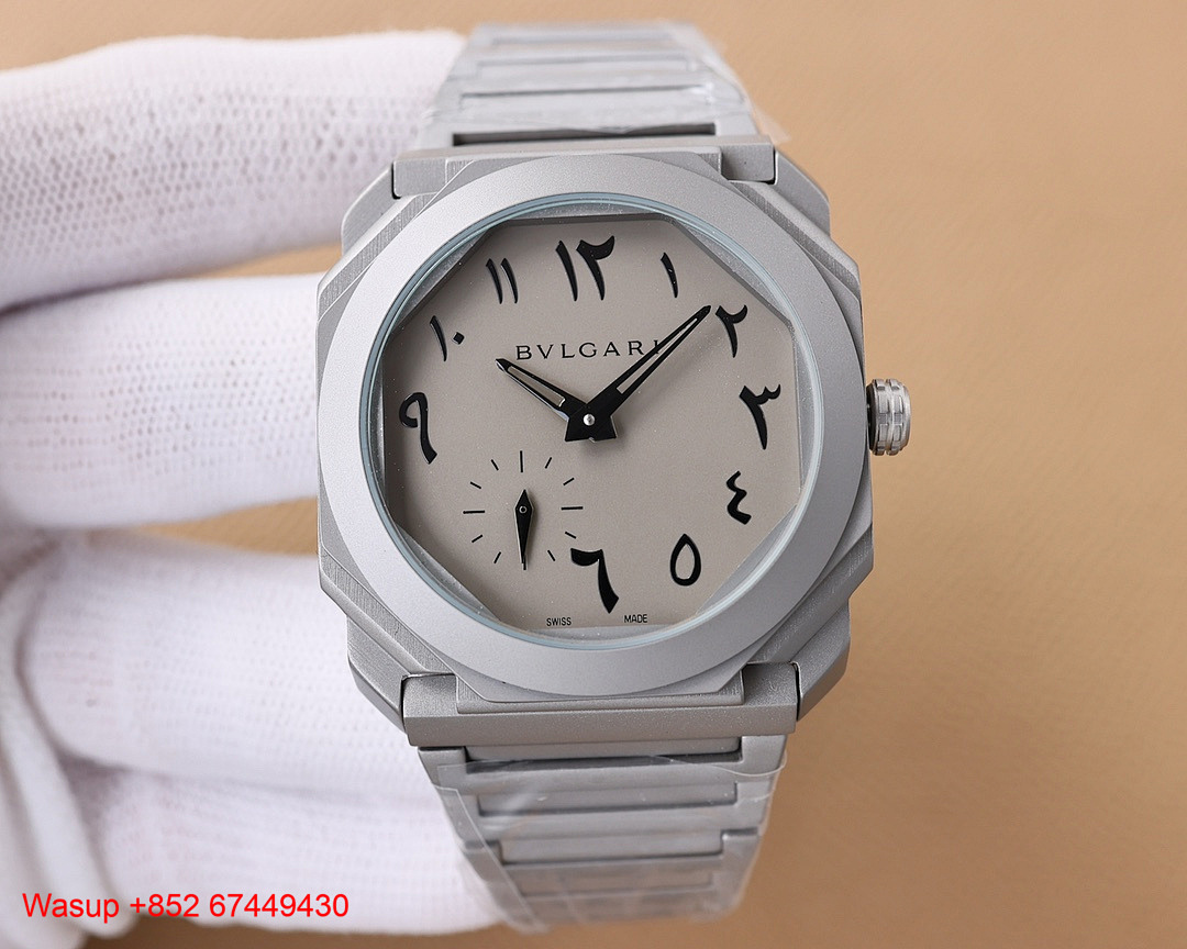 Other Bulgari Octo Finissimo Titanium Grey Dial