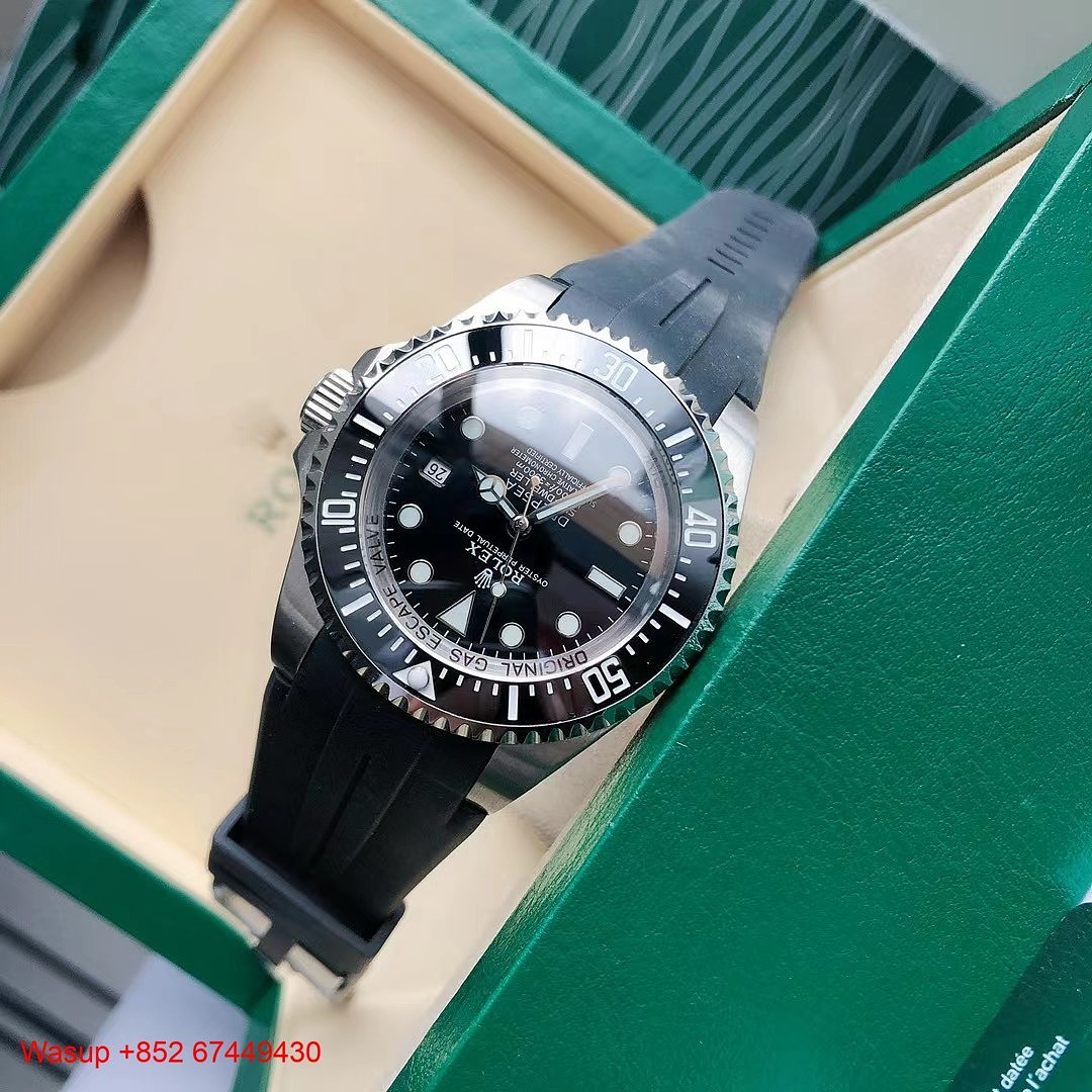 Other Rolex Deepsea M136660-0004 Stainless Steel Black Dial Rubber Band - Image 5
