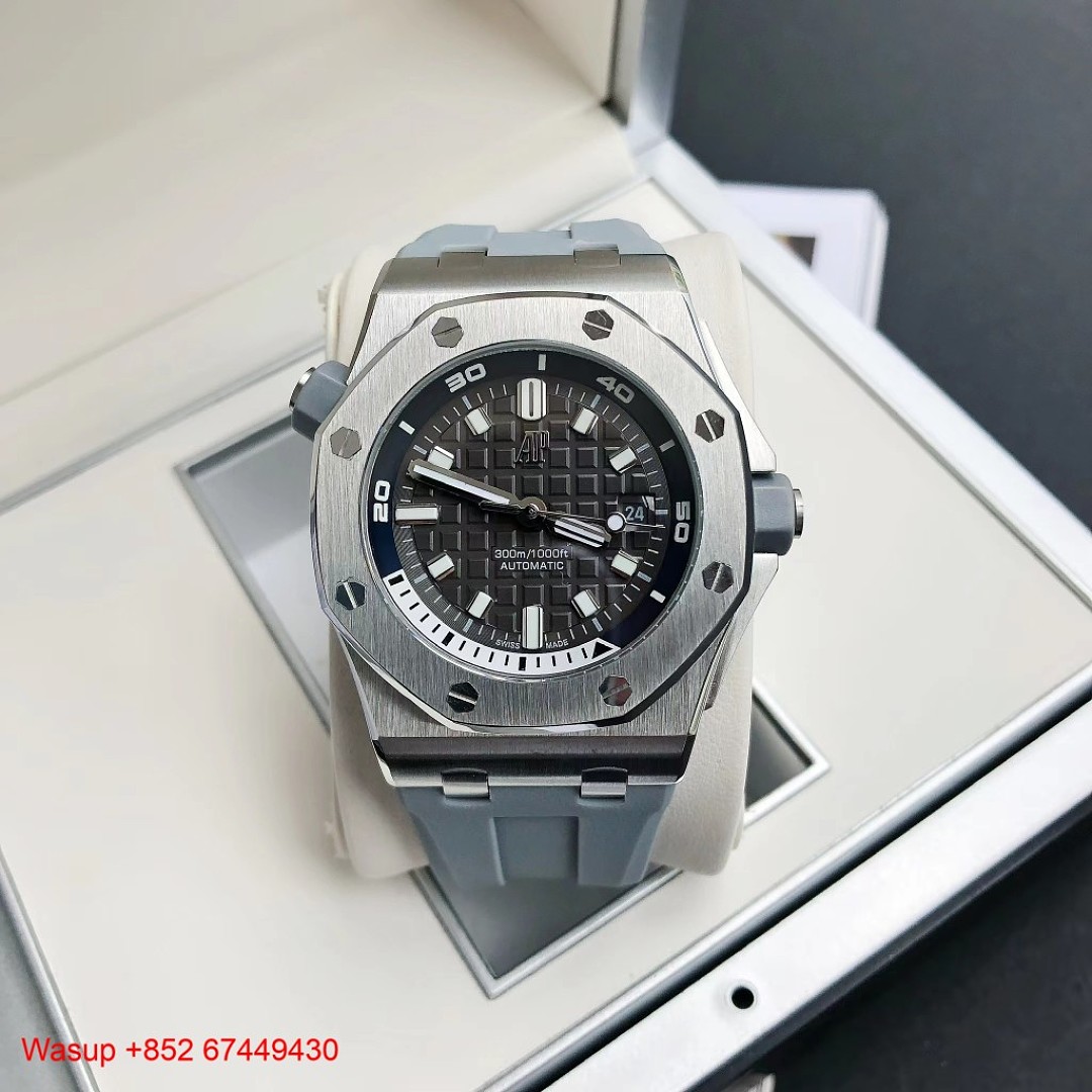 Other Audemars Piguet Royal Oak Offshore 15720ST Stainless Steel Grey Dial - Image 5