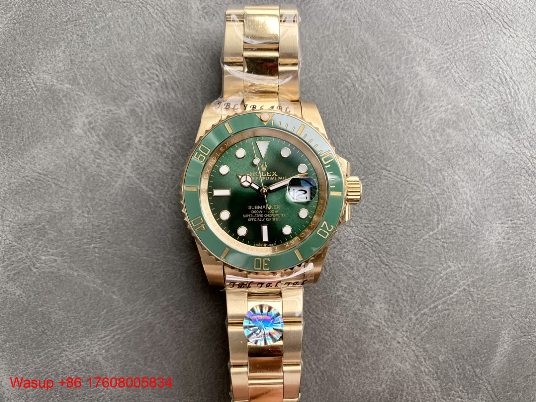 Other Rolex Submariner Full Gold Green Dial - Image 2
