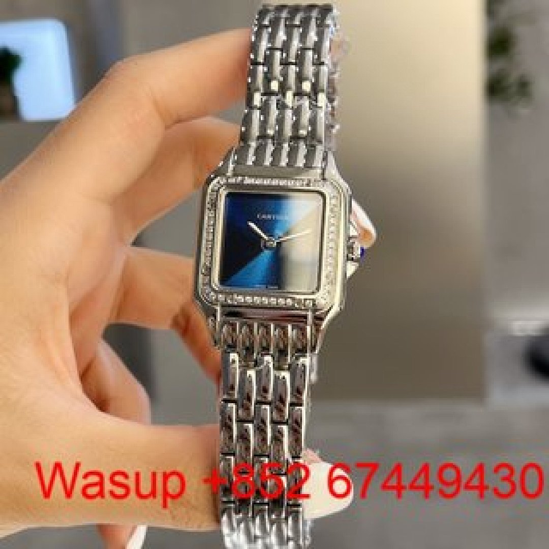 Other Panthere De Cartier Stainless Steel Blue Dial