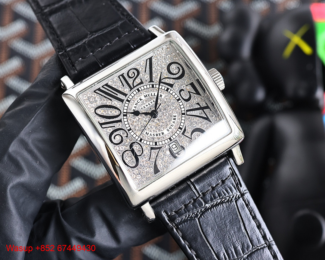 Other Franck Muller Full Diamond Silver Case - Image 9