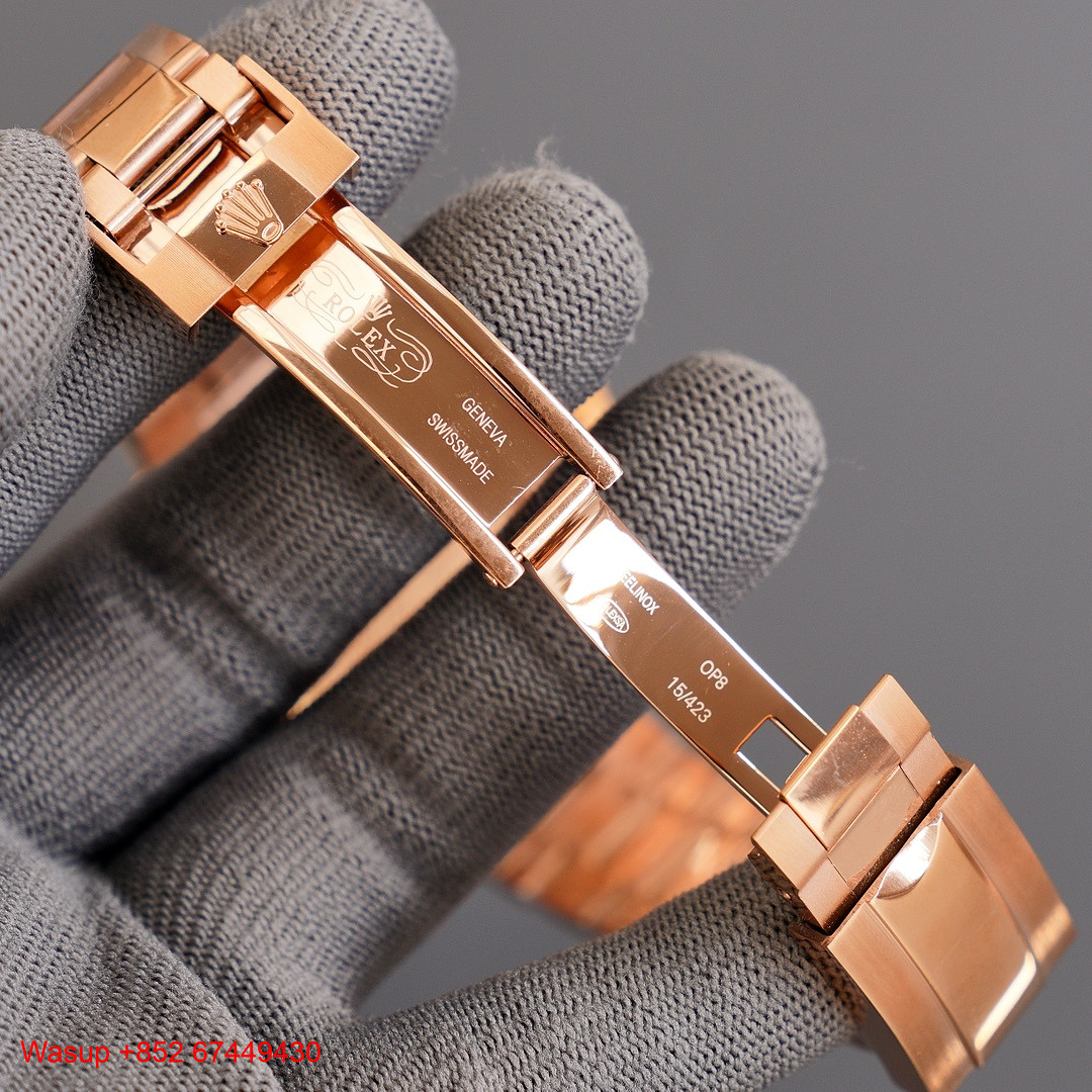 On Running Rolex Cosmograph Daytona 40Mm Rose Gold Meteorite Index Dial - Image 2