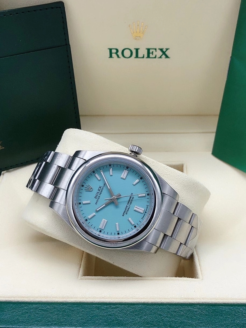 Other Rolex Oyster Perpetual 126000 Baby Blue Dial - Image 5
