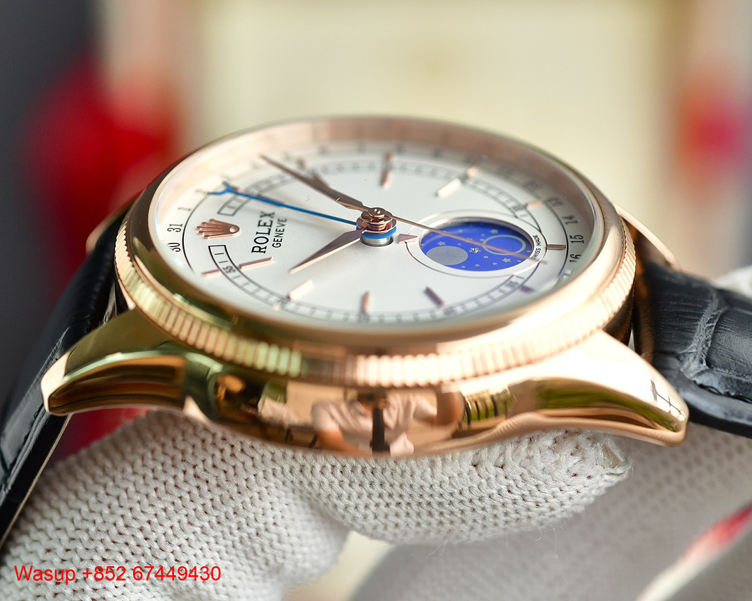 Other Rolex Cellini 50509 White Dial Black Band - Image 2