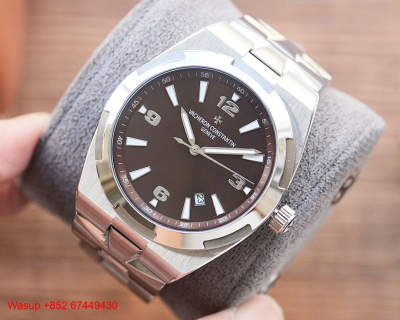 On Running On Running Vacheron Constantin Overseas 47040 Stainless Steel Brown Dial, photo 1