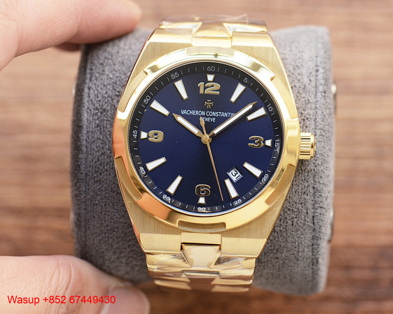 On Running On Running Vacheron Constantin Overseas 47040 Gold Blue Dial, photo 1