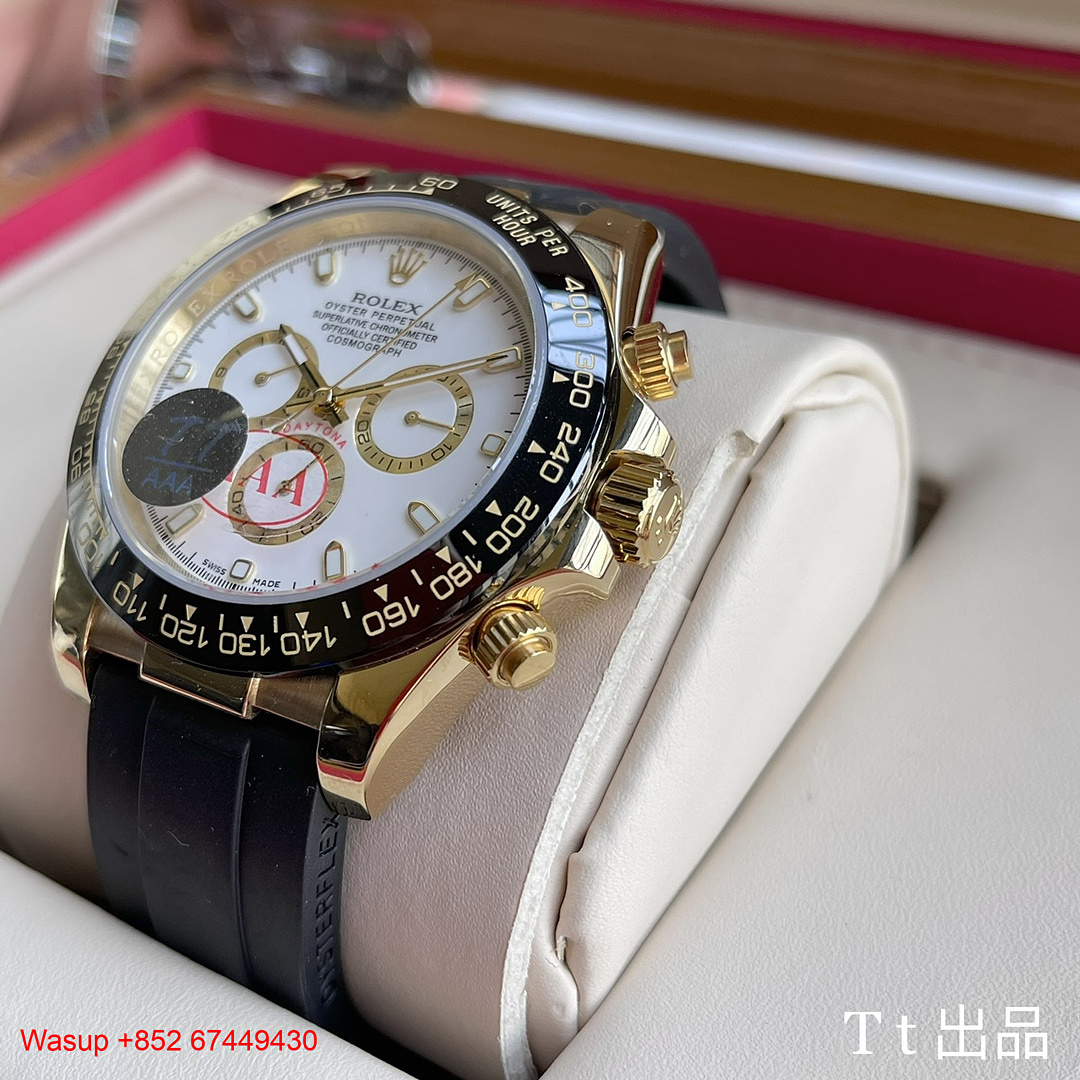 On Running Rolex Cosmograph Daytona 126518LN Yellow Gold White Dial - Image 7