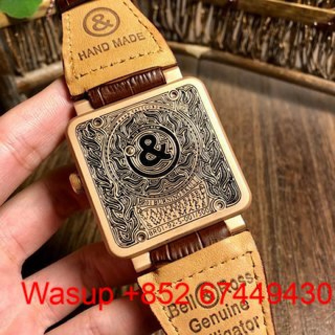 Other Bell Ross BR 01 Skull Brass Brown Band - Image 3