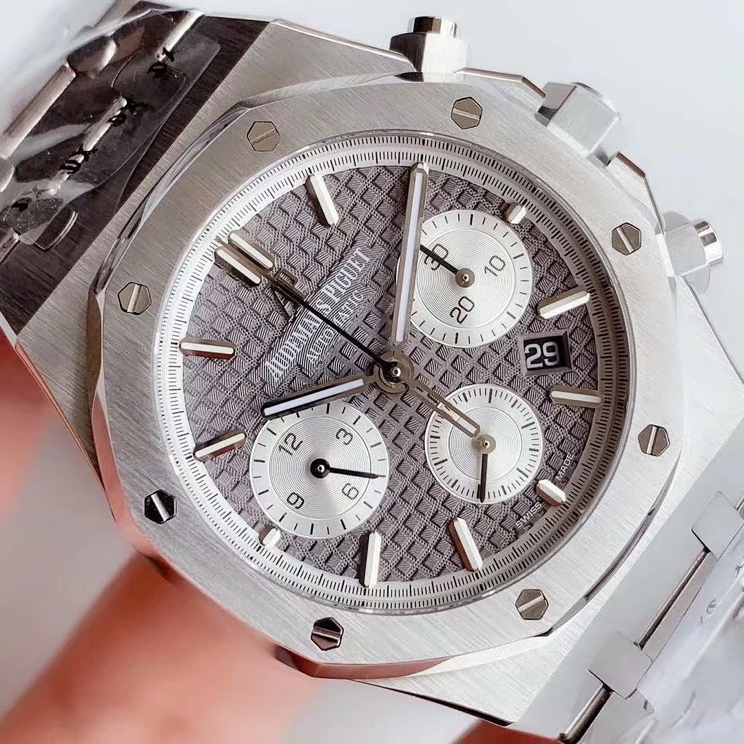 Other Audemars Piguet Royal Oak Chronograph 26320ST 41Mm Stainless Steel Grey Dial - Image 4