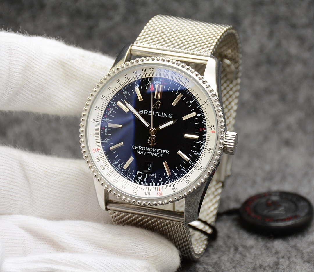 Other Breitling Navitimer Automatic A17326211G1A1 Mesh Band - Image 8