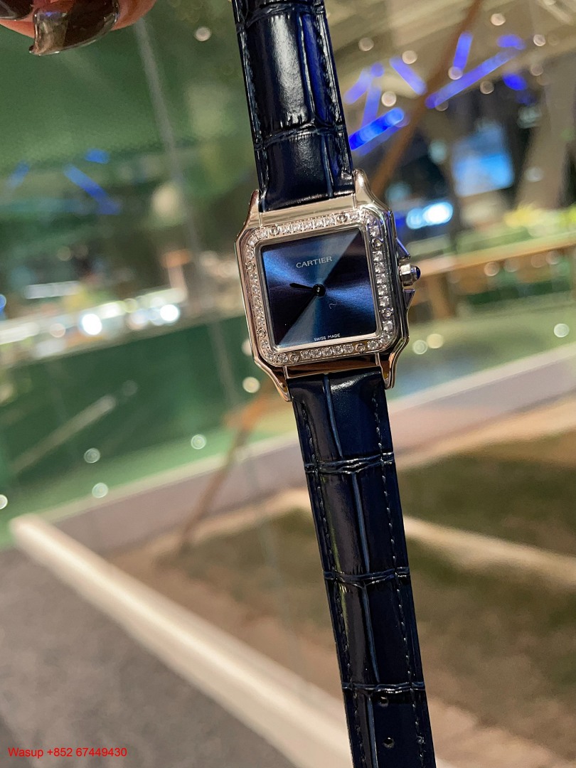 Other Panthere De Cartier Stainless Steel Blue Dial - Image 5