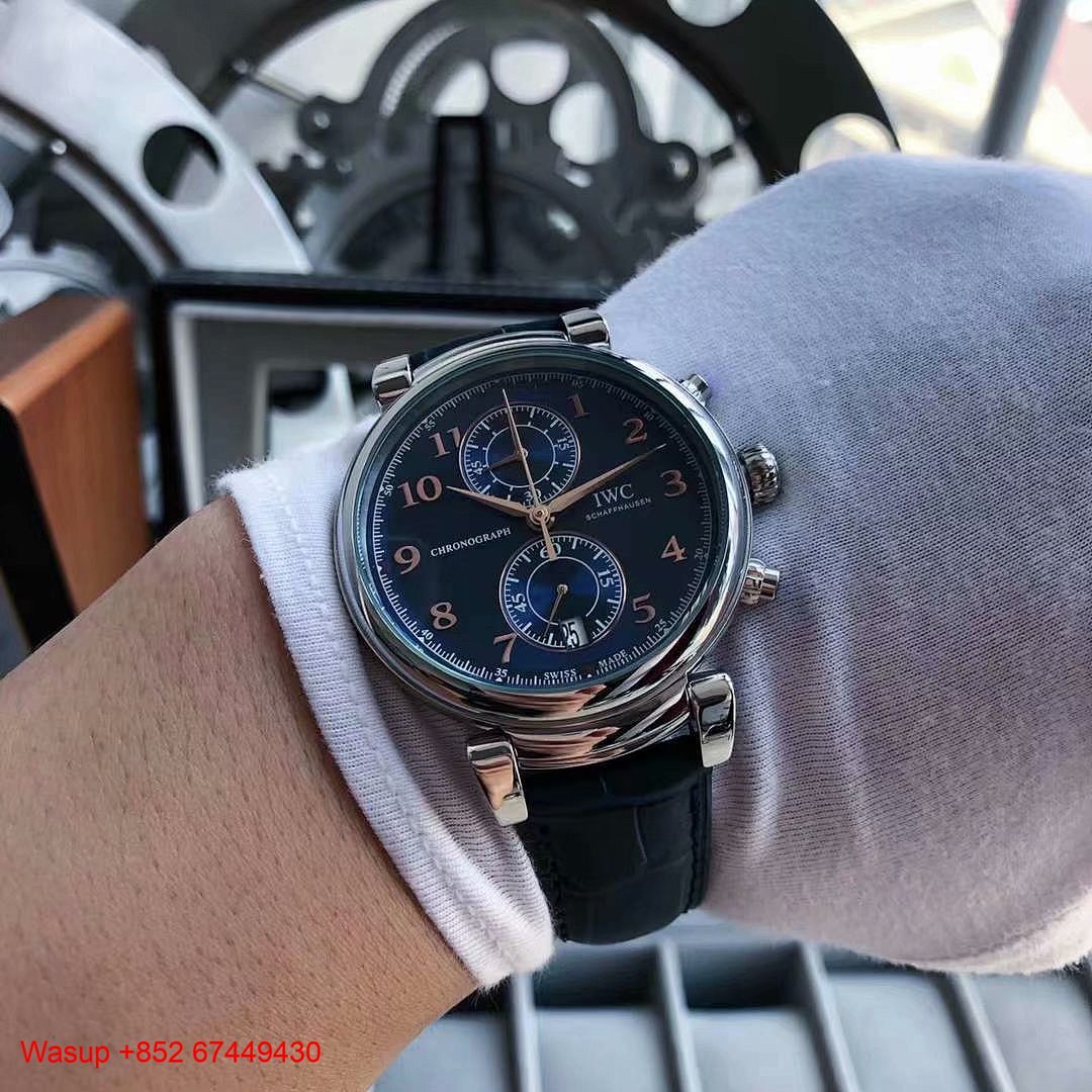 Other IWC Da Vinci Chronograph IW393402 Blue Dial