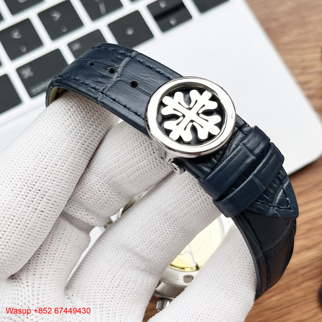 Other Patek Philippe Grand Complications 6102 Rose Gold Blue Dial Diamond Bezel - Image 3