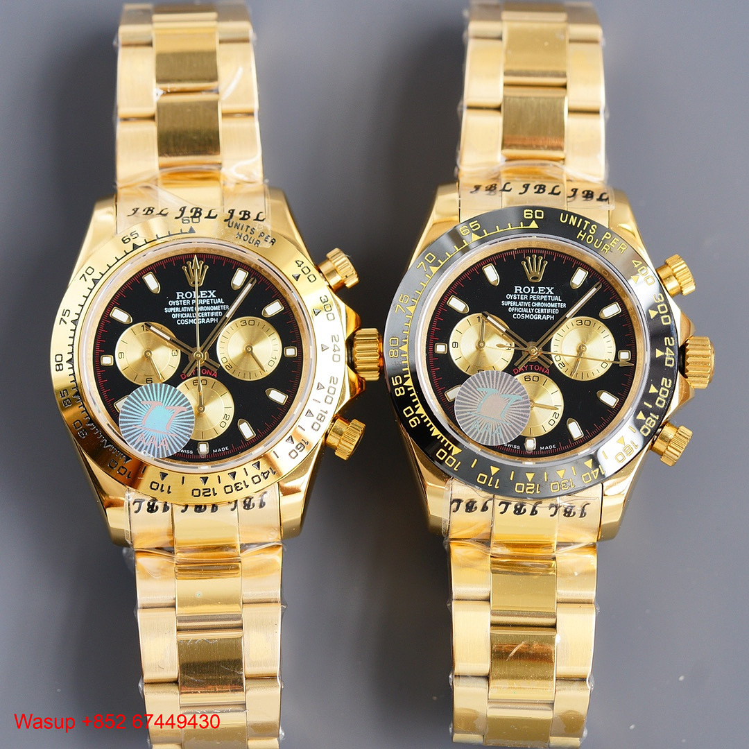 On Running Rolex Cosmograph Daytona Full Gold Black Dial - Image 7