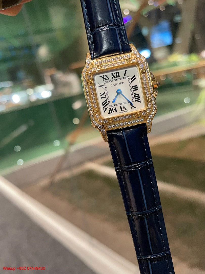 Other Panthere De Cartier WGPN0009 Yellow Gold Red Band With Diamond - Image 9
