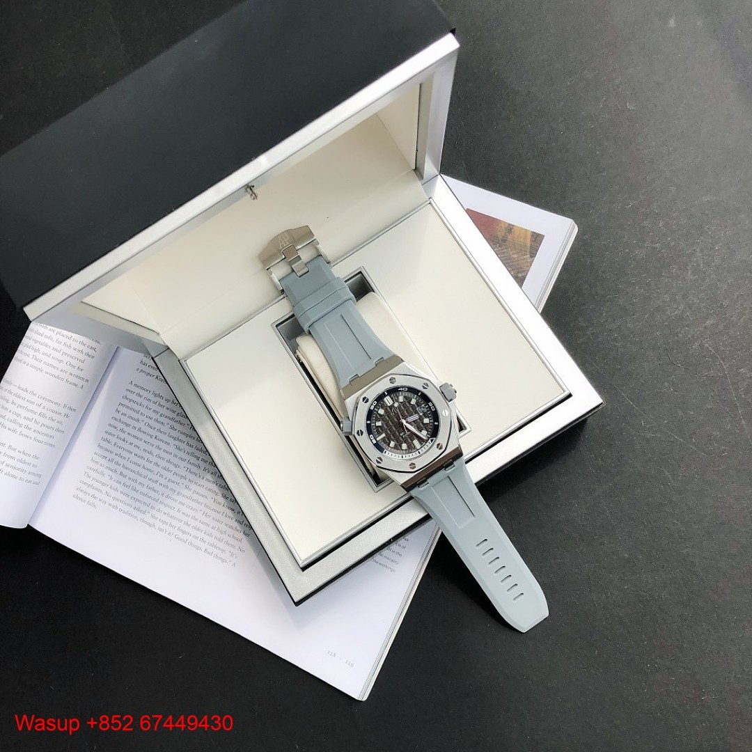 Other Audemars Piguet Royal Oak Offshore 15720ST Stainless Steel Grey Dial - Image 7
