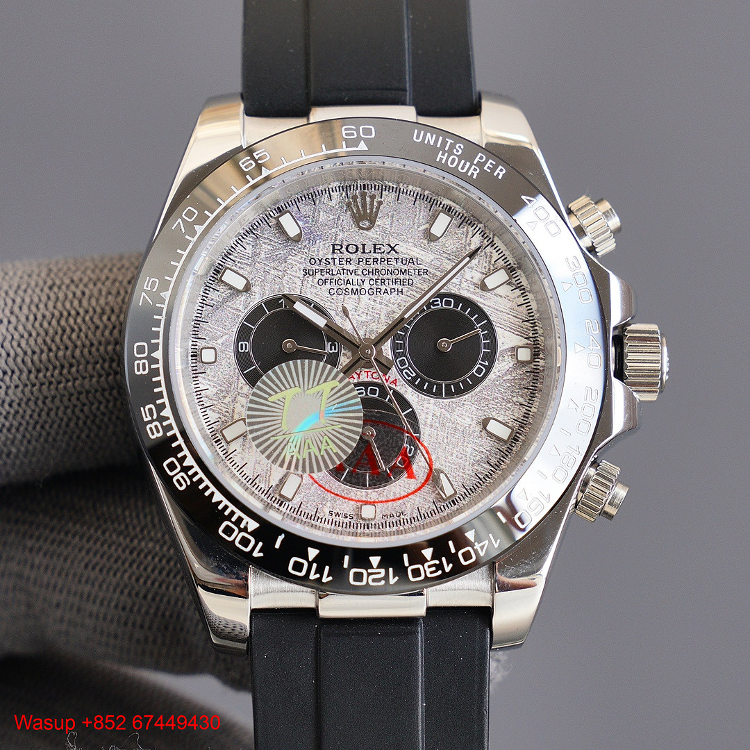 On Running Rolex Cosmograph Daytona 40Mm 116519LN Meteorite Index Dial