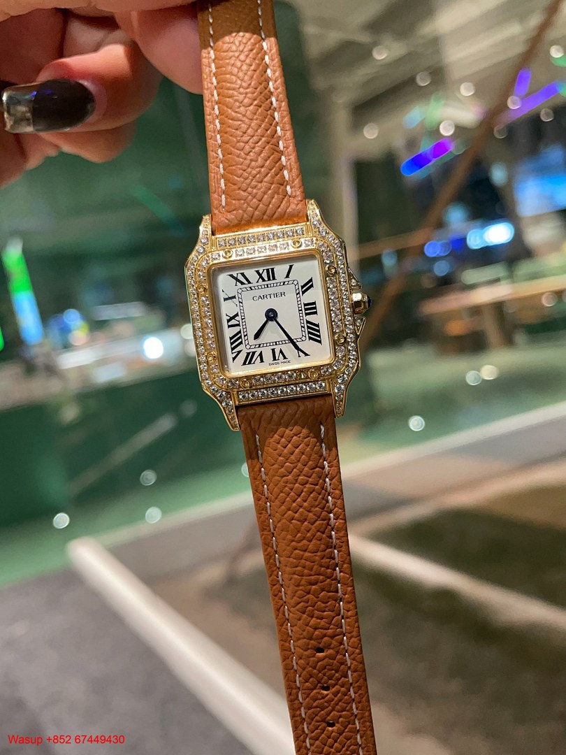 Other Panthere De Cartier WGPN0009 Yellow Gold Brown Band With Diamond