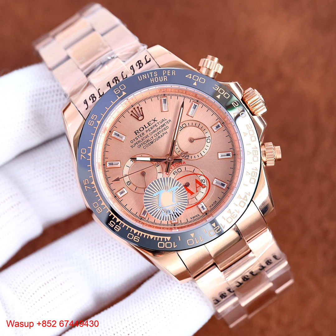On Running Rolex Cosmograph Daytona Rose Gold Dial - Image 8