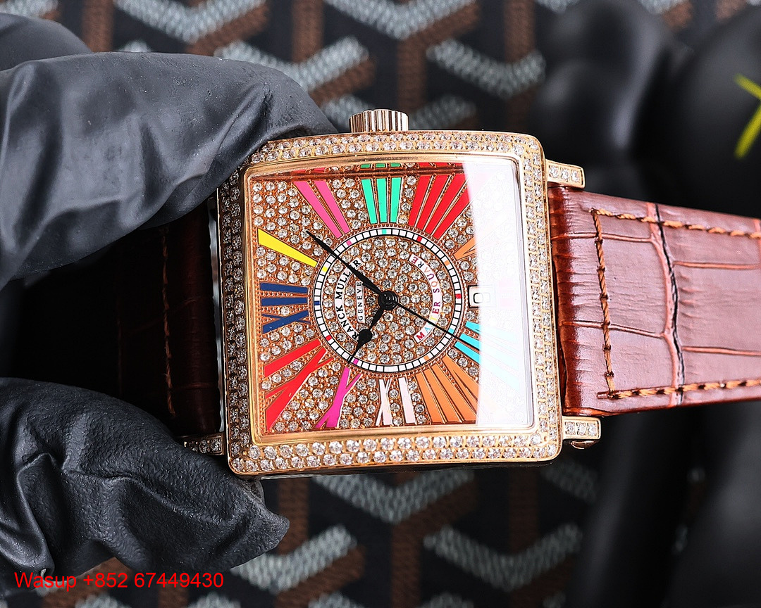 Other Franck Muller Full Diamond Rose Gold Case - Image 7