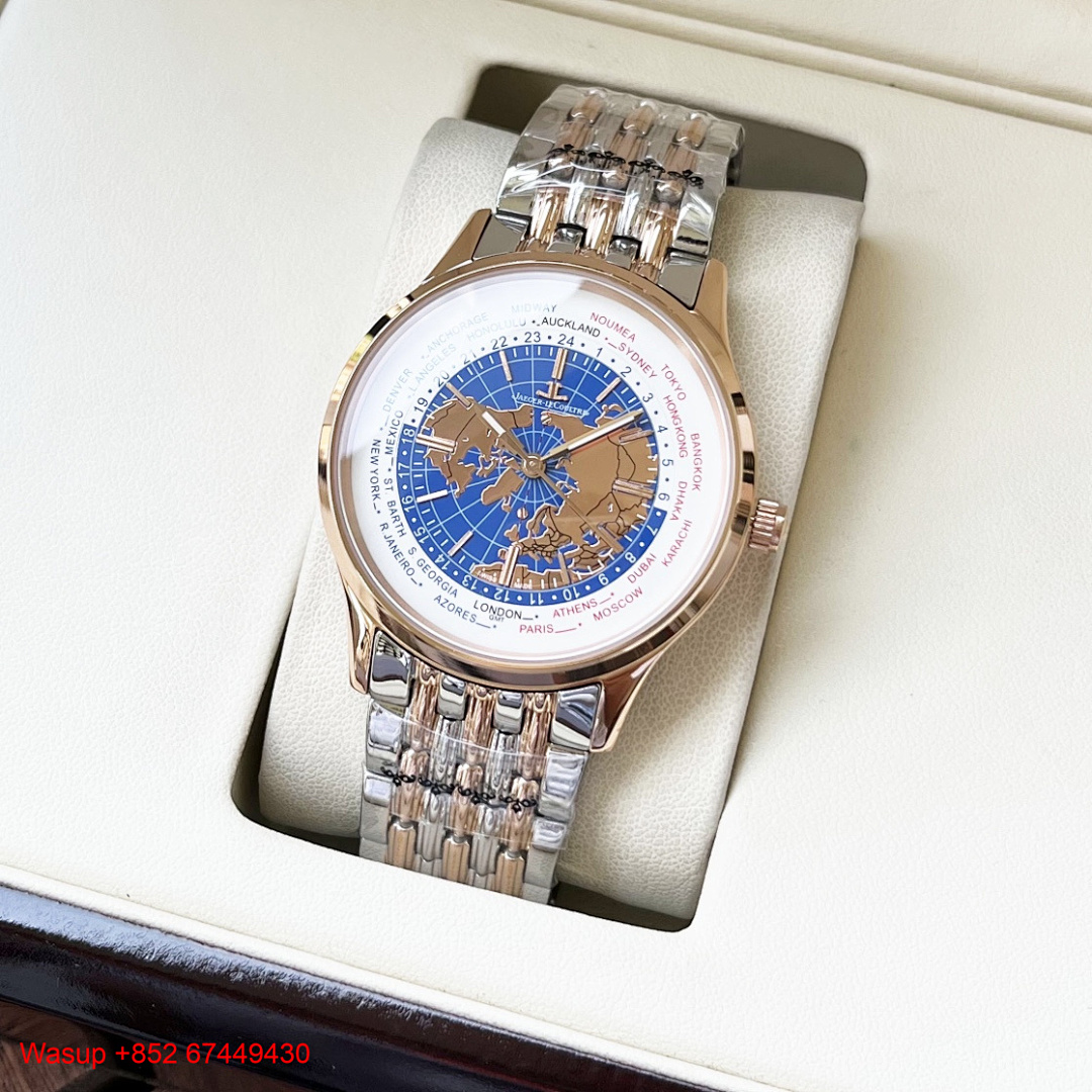 Other Jaeger LeCoultre Geophysic 42Mm Universal Time Q8102520 Rose Gold White Dial