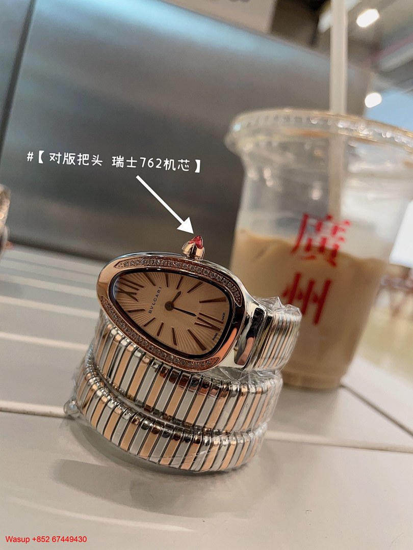 Other Bulgari Serpenti Double Circle Rose Gold White Dial - Image 6