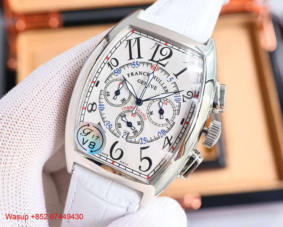 Other Frank Muller CASABLANCA Chrono Full (White) - Image 6