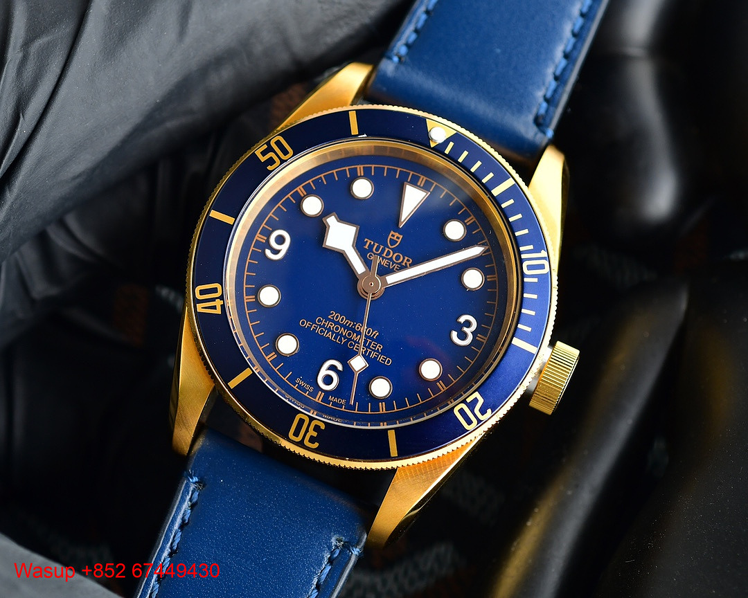 Other Tudor Heritage Black Bay Yellow Gold Blue Dial - Image 7