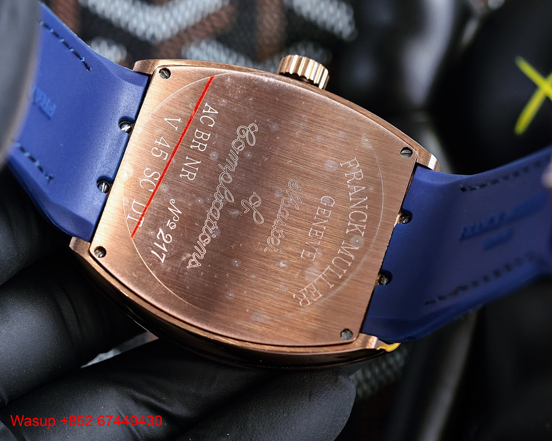 Other Franck Muller V45 SC DT Rose Gold Blue Dial - Image 3