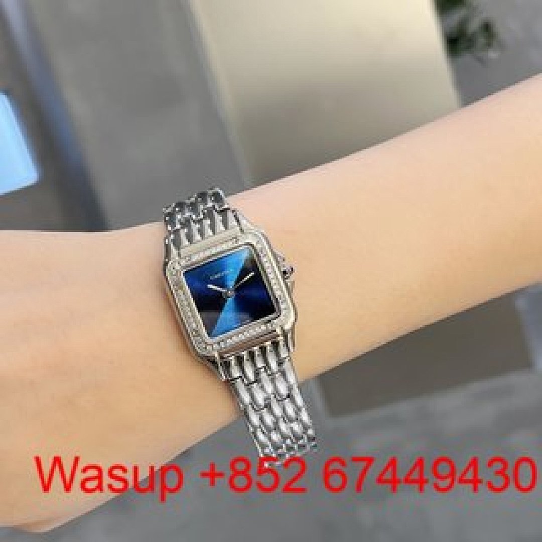 Other Panthere De Cartier Stainless Steel Blue Dial - Image 3