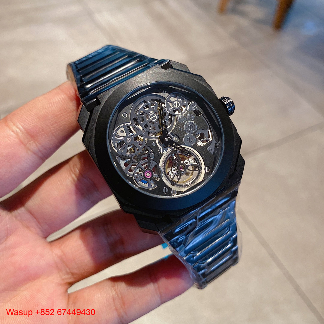 Other BVLGARI OCTO Finissimo Skeleton Full (Black) - Image 5