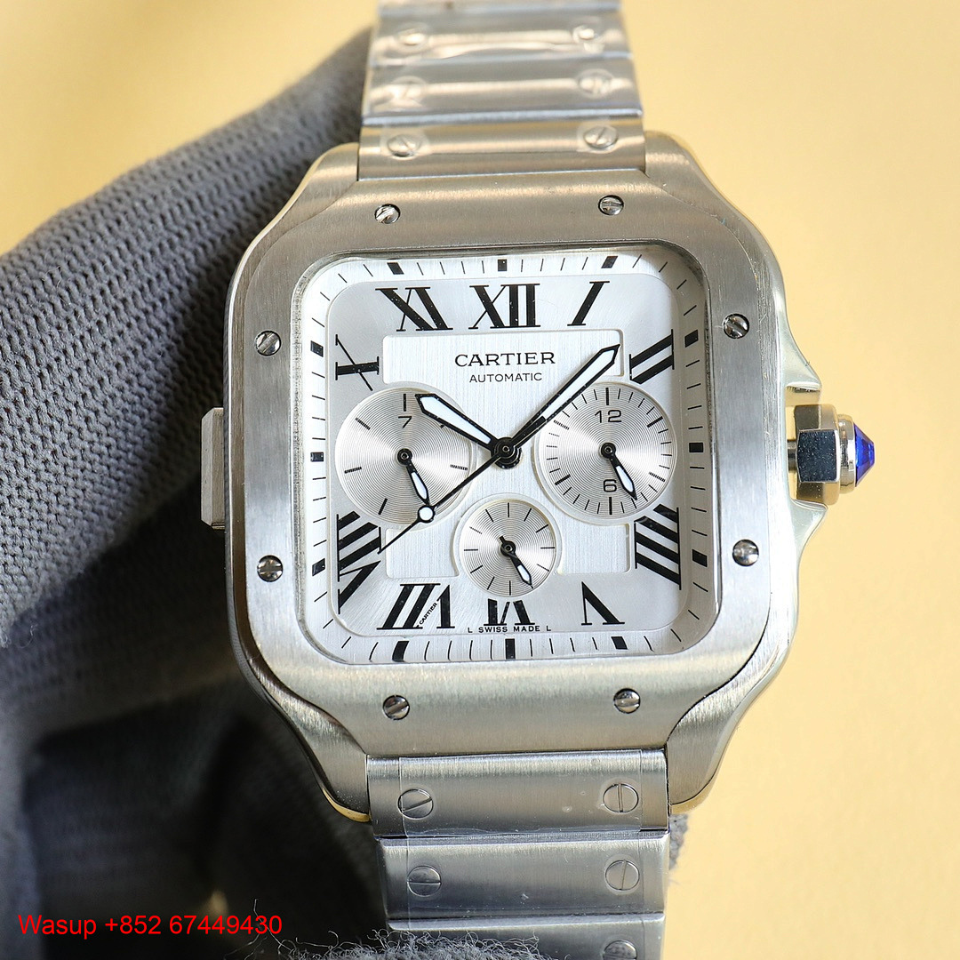 Other Santos De Cartier Chronograph WSSA0017 Stainless Steel