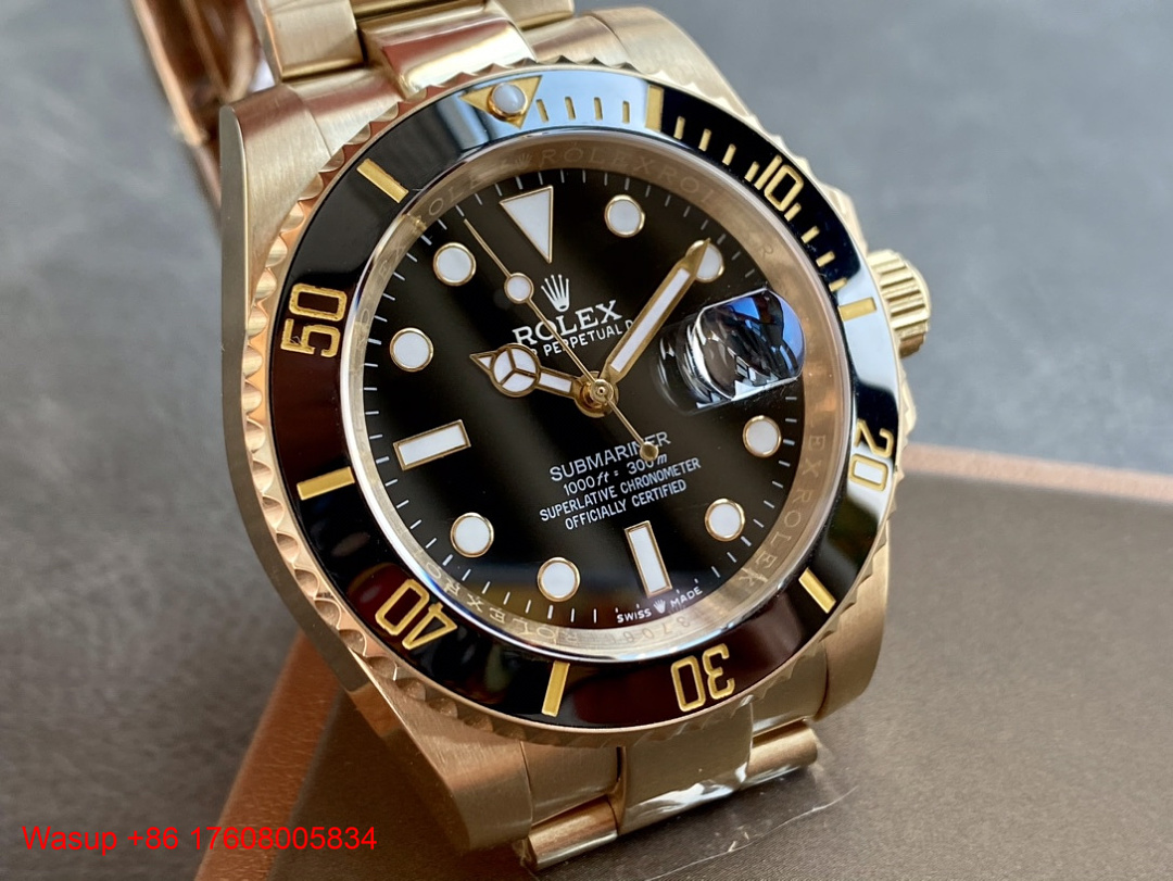 Other Rolex Submariner Full Gold Black Dial - Image 8