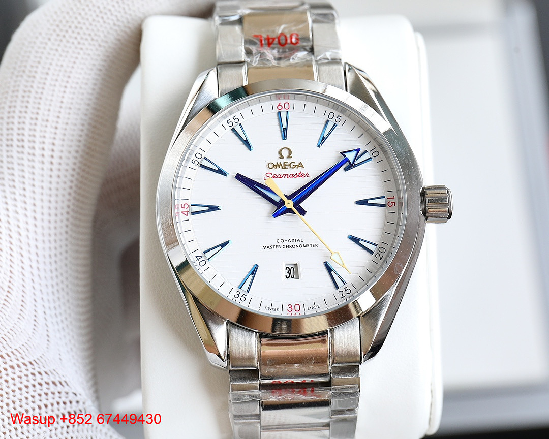 Other Omega Seamaster 150M White Dial Yellow Hand Steel Band - Image 7