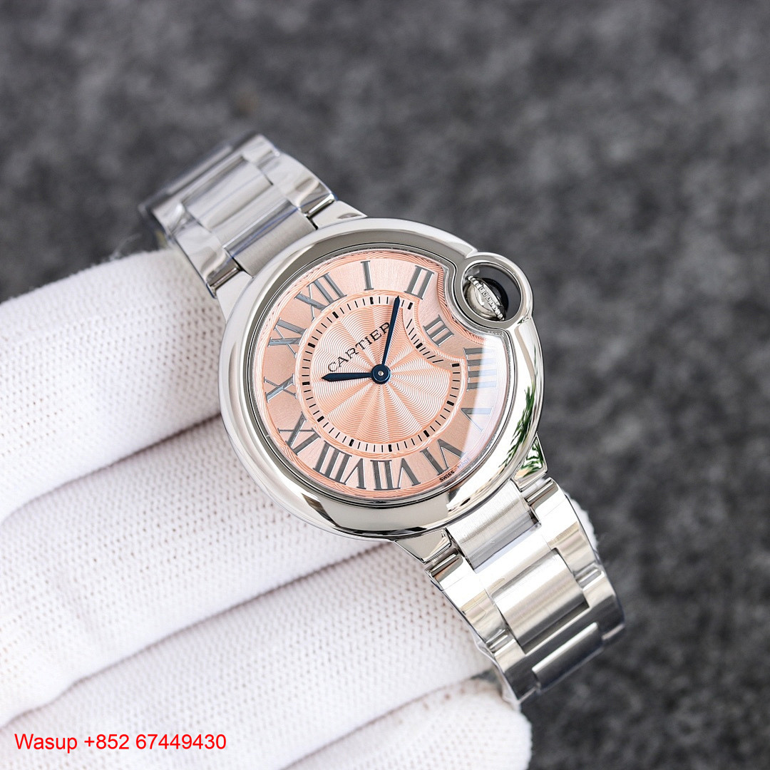 Other Cartier Ballon Bleu De Diamond Dial Steel Band - Image 8