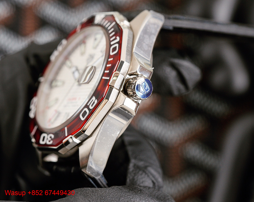 Other Tag Aquaracer Calibre 5 Red Bezel White Dial - Image 5